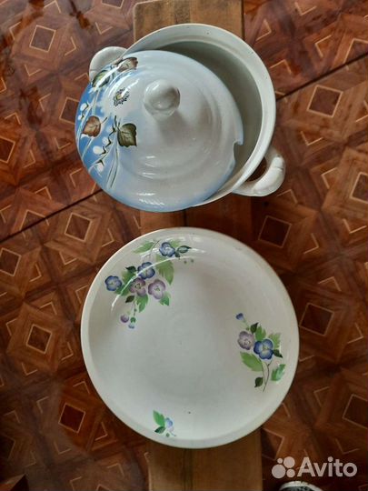 Крюшонница (супница) с блюдом СССР