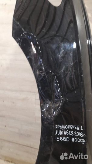 Крыло переднее левое Audi A6 C8 С 2018 Года