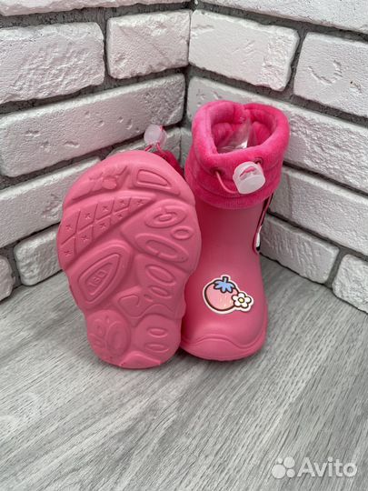 Детские резиновые сапоги, для девочки