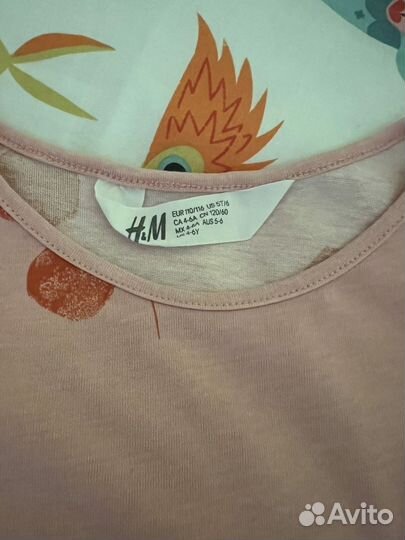 Платья на девочку H&M 110/116