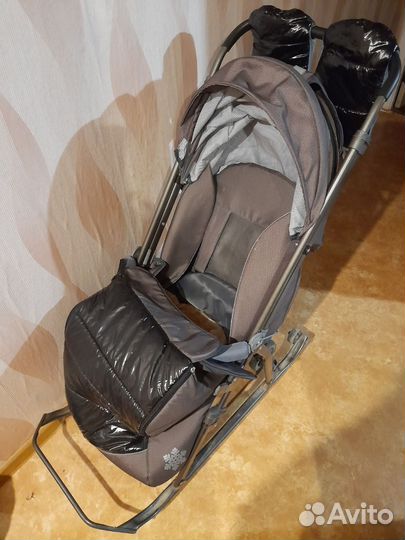 Детские санки коляска бу