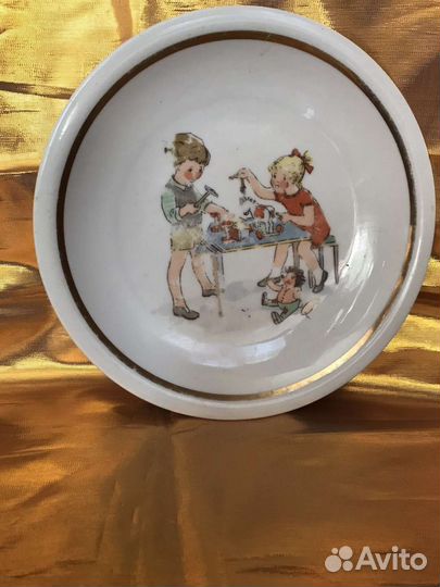 Детская тарелка ГДР. Kahla