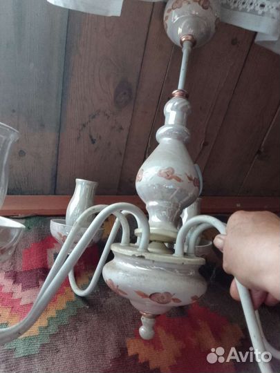 Люстра потолочная бу