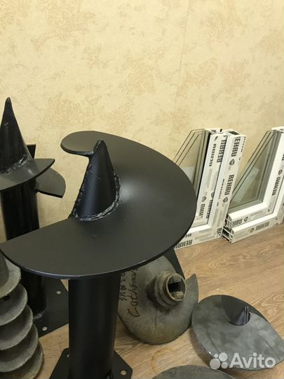 Сварные наконечники на винтовую сваю из Казани