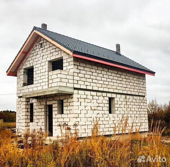 Газобетонный блок коттедж