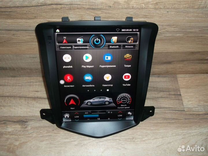 Магнитола Chevrolet Cruze Tesla Android