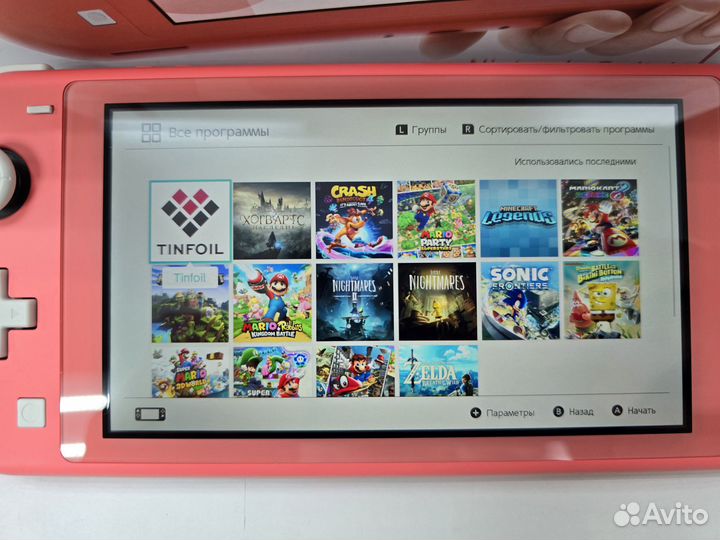 Nintendo switch lite прошитая новая 128Gb