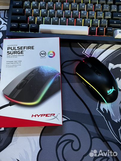 Игровая мышь hyperx pulsfire surge
