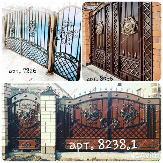 Кованые ворота