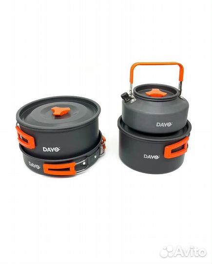 Туристическая посуда набор складной Dayo 941002-4