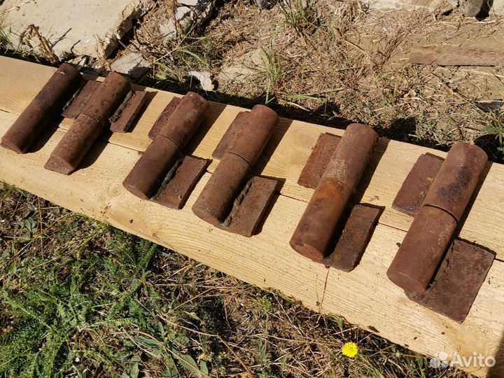 Петли для ворот усиленные вварные