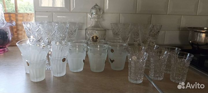 Хрустальные рюмки СССР