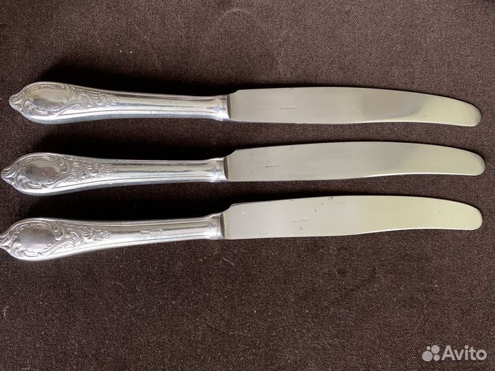 Ложки, ножи мельхиоровые СССР