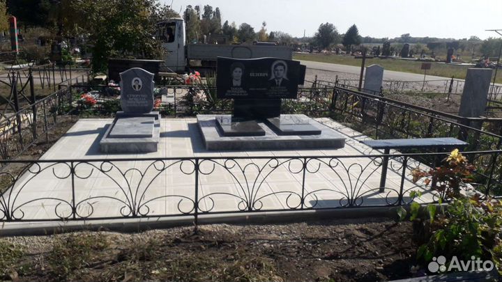 Установка памятников