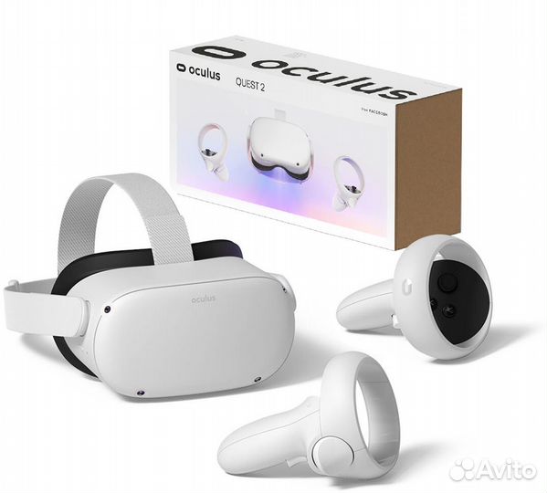VR Шлем Oculus Quest 2/Белый/Новый