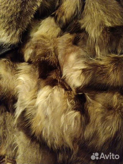 Кожаная куртка мужская с мехом волка