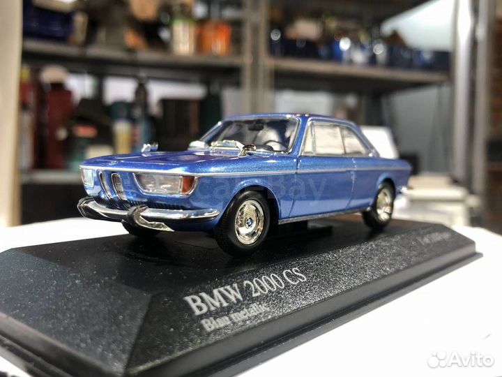 Коллекционная модель. BMW 2000 CS light blau M