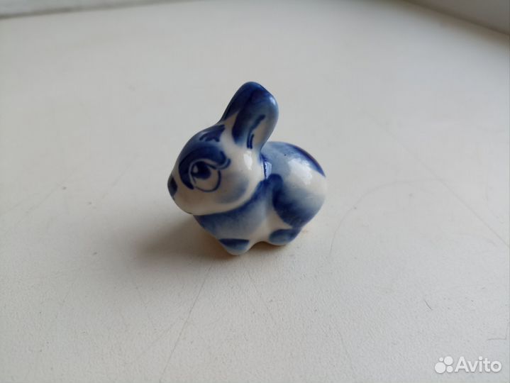 Заяц фарфор Гжель