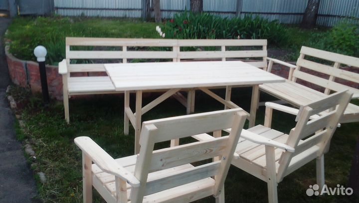 Диван садовый угловой