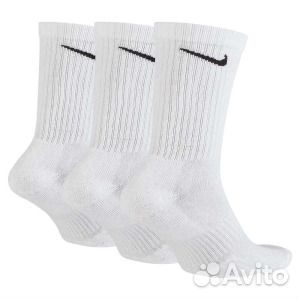 Носки Nike Everyday Cushion Crew 3 шт, белый