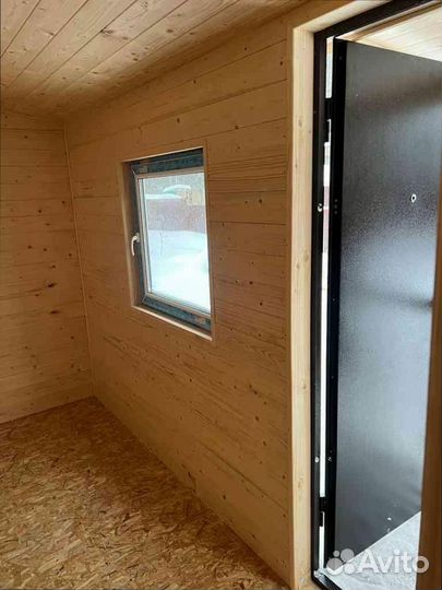 Деревянная бытовка на дачу