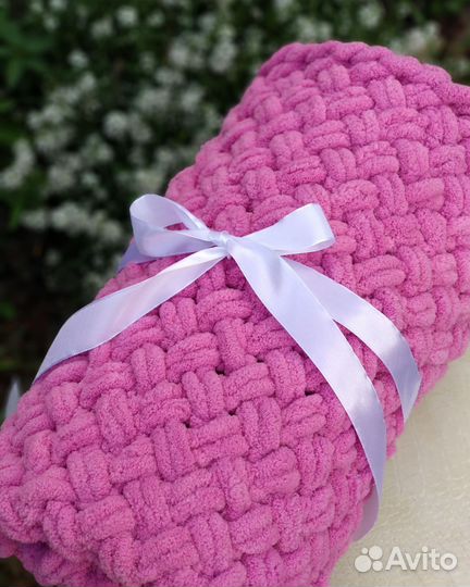 Плед детский плюшевый