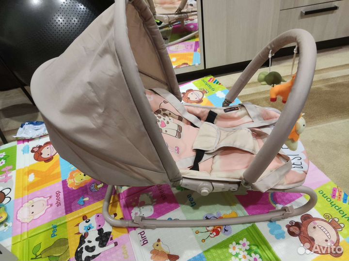 Шезлонг детский с вибрацией