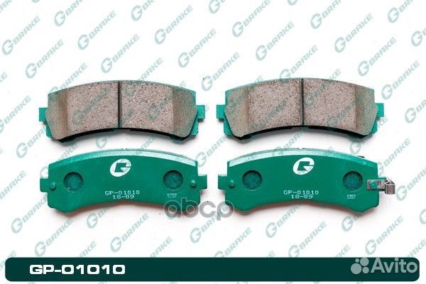 Колодки тормозные GP01010 gbrake