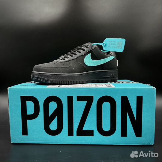 Кроссовки Nike air force 1 Tiffany&Co