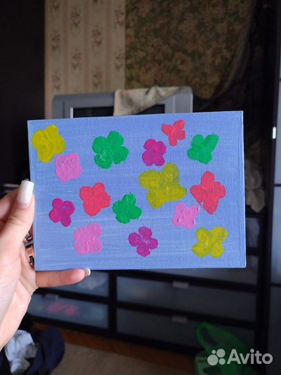 Картина акрилом на холсте