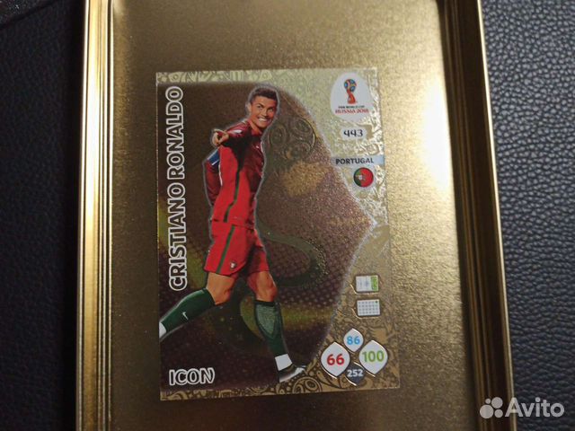 Коллекционная футбольная карточкаCristiano Ronaldo объявление продам