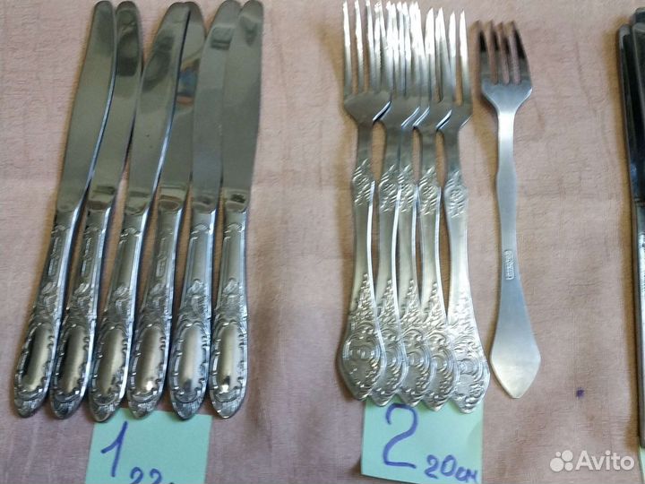 Вилки ложки ножи СССР