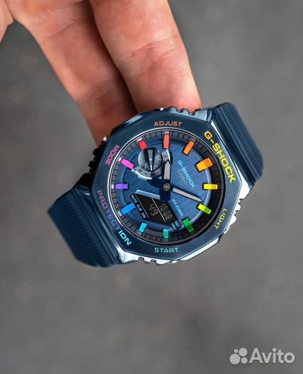 Casio G-Shock GM-2100N-2AER Blue Rainbow