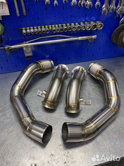 Даунпайп(downpipe) Bmw m5 f90 x5m f95