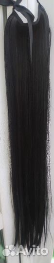 Хвост накладной волосы канекалон шиньон
