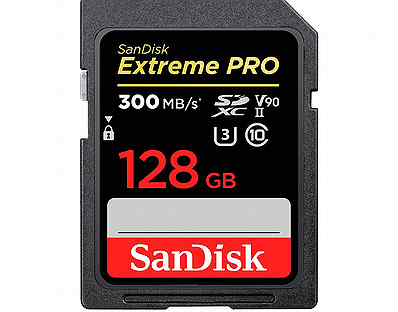 Карта памяти SanDisk sdxc 128GB Extreme PRO UHS-II