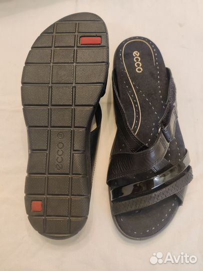 Сандалии женские чёрные ecco Babett Sandal Slide