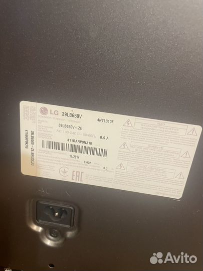 Телевизор LG 39lb650v