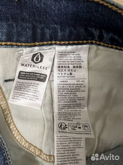 Джинсы Levis 527 Slim Boot Cut (W36 L 32) оригинал