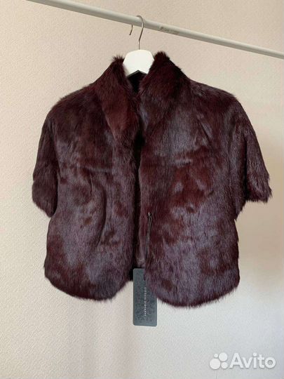 Новая накидка болеро мех кролика 40-44 размер
