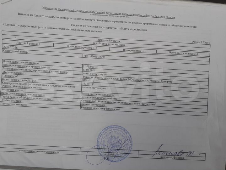 Участок 1,28 га (ИЖС)