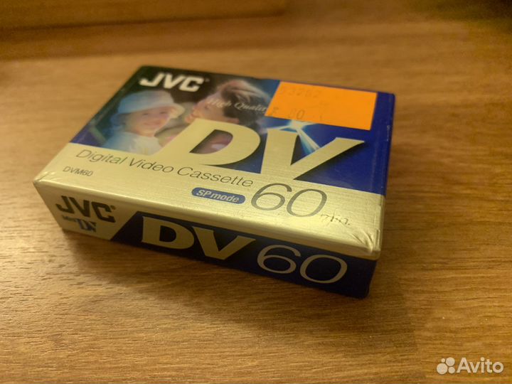 Видеокассета JVC, 60 мин MiniDV новая в упаковке