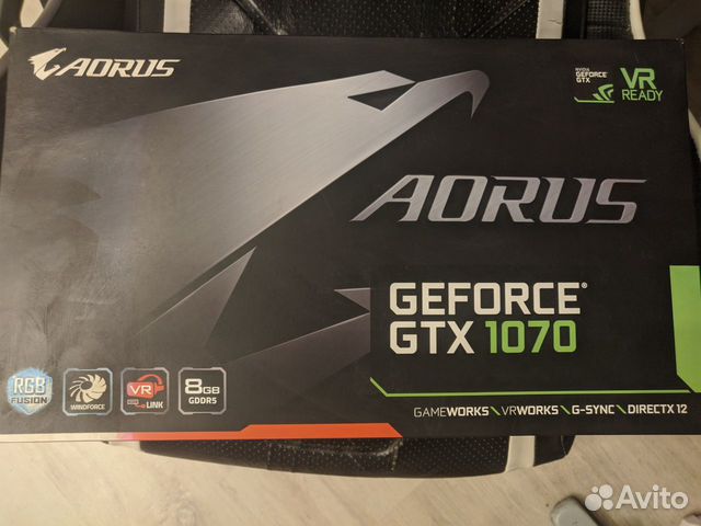 Видеокарта aorus GeForce GTX 1070