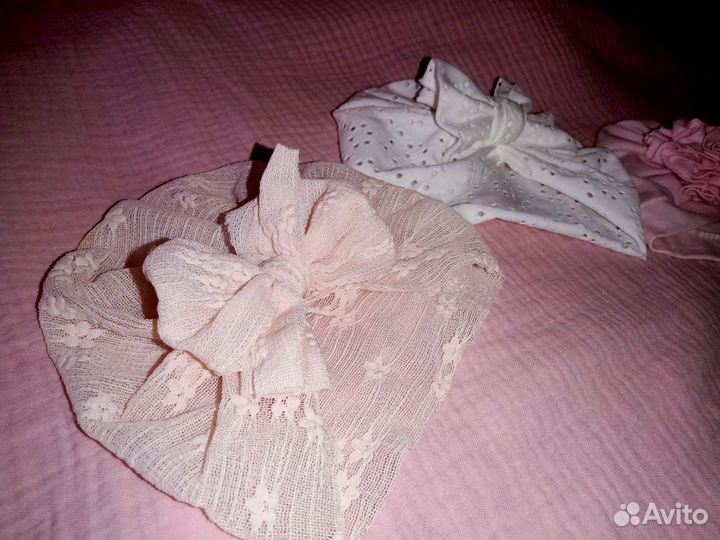 Чалма для новорожденной 3 шт