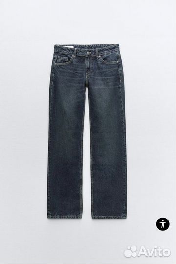 Zara, джинсы с сердечками. Оригинал