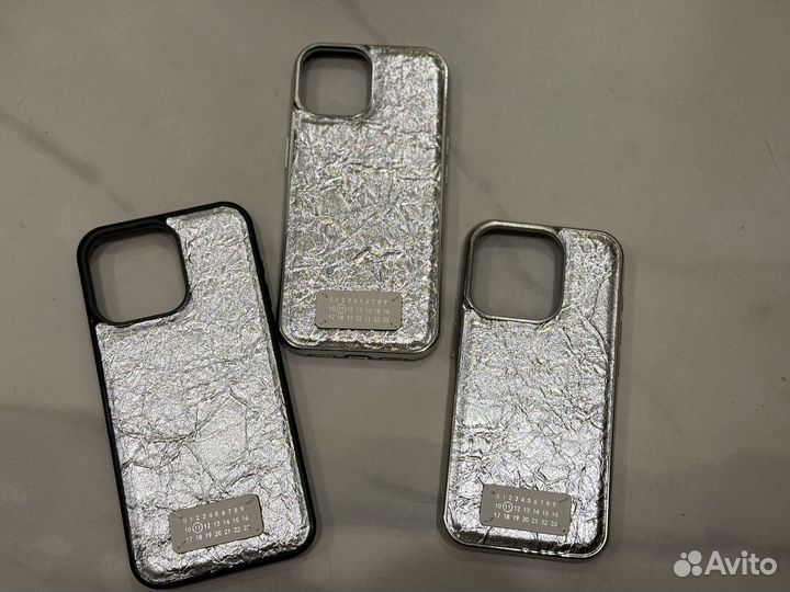 Чехол серебро maison margiela