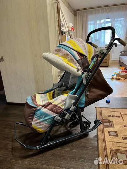 Коляска санки ника 7-3