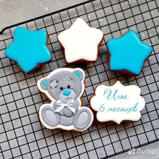 Пряничные топперы ручная роспись