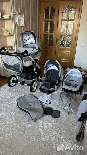 Коляска 3 в 1 adbor ottis grey