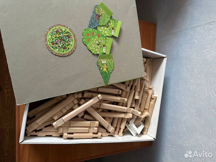 Брёвнышки, деревянный конструктор 203 детали